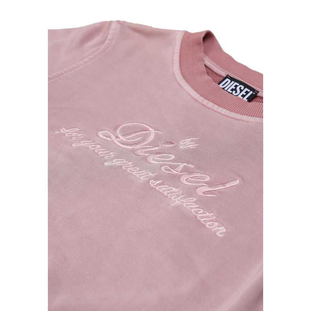 Diesel Pink Viscose Sweatshirt