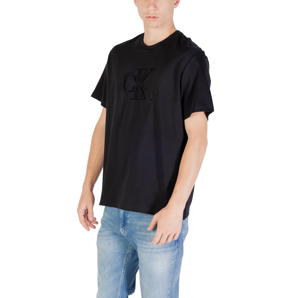Calvin Klein Jeans Black Cotton T-Shirt