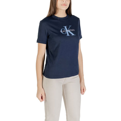 Calvin Klein Jeans Blue Cotton T-Shirt
