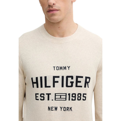 Tommy Hilfiger Beige Organic Cotton Sweatshirt