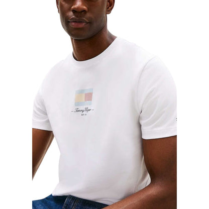 Tommy Hilfiger White Recycled Cotton T-Shirt
