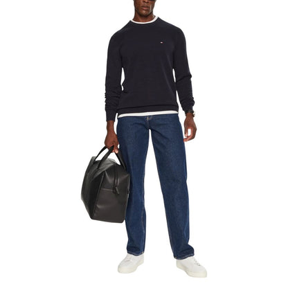 Tommy Hilfiger Blue Organic Cotton Sweatshirt