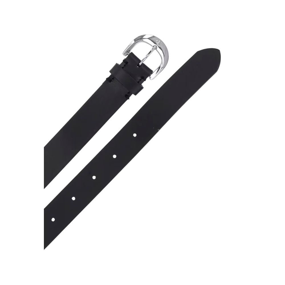 Calvin Klein Black Leather Regular Belt