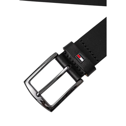 Tommy Hilfiger Black Leather Regular Belt