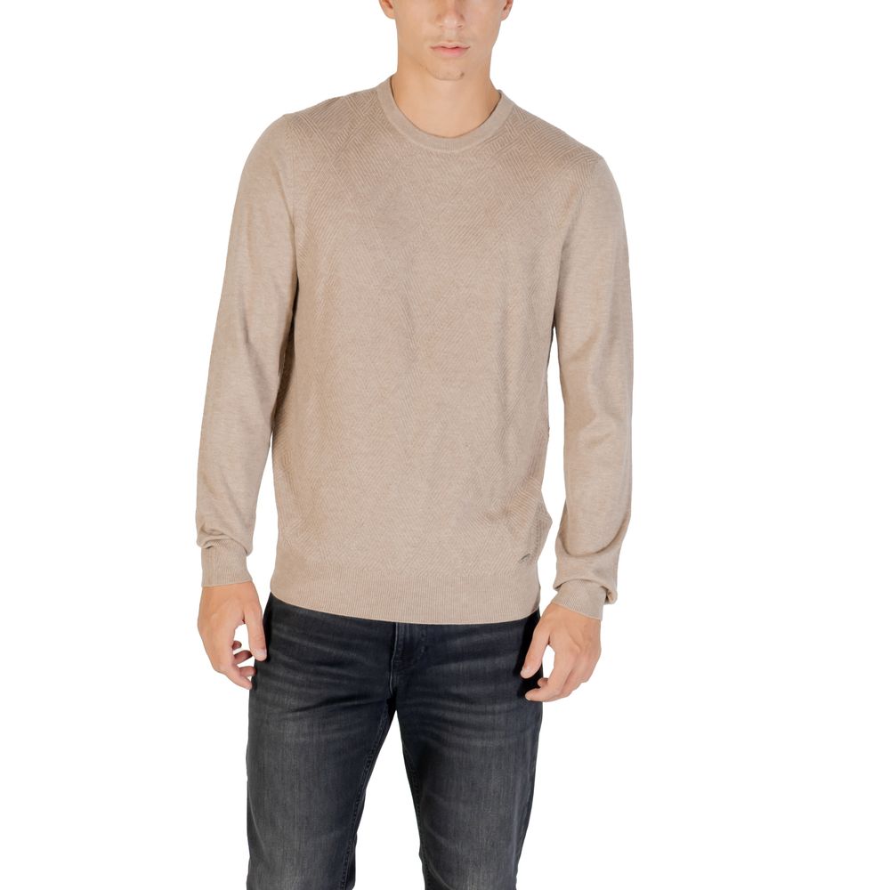 Guess Beige Polyacrylic Sweatshirt