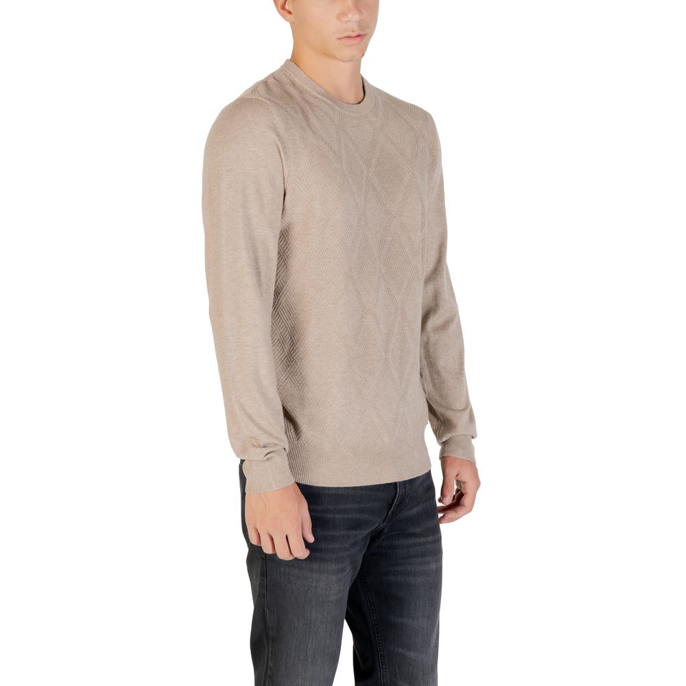 Guess Beige Polyacrylic Sweatshirt