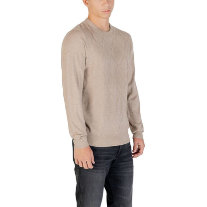 Guess Beige Polyacrylic Sweatshirt