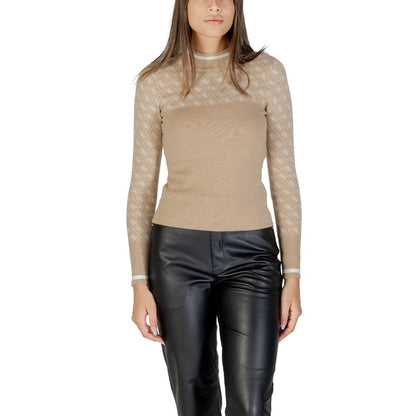 Guess Beige Polyester Sweatshirt