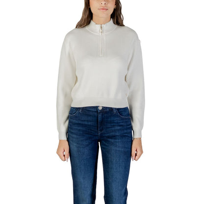 Guess Cream Viscose Sweatshirt