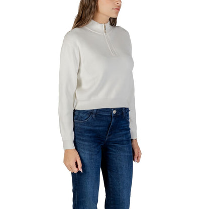 Guess Cream Viscose Sweatshirt