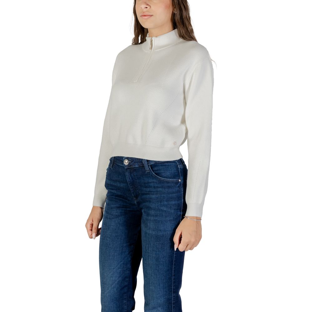 Guess Cream Viscose Sweatshirt