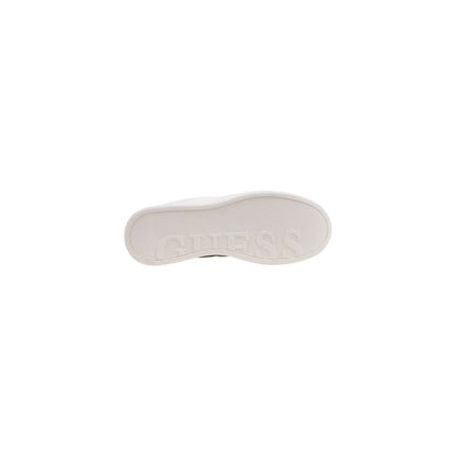 Guess White Polyethylene Platform Sneakers