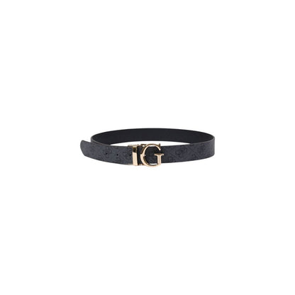 Guess Gray Polyester Thin Belt