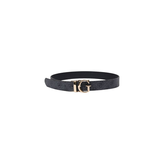 Guess Gray Polyester Thin Belt