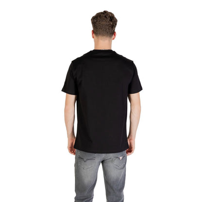 Armani Exchange Black Cotton T-Shirt