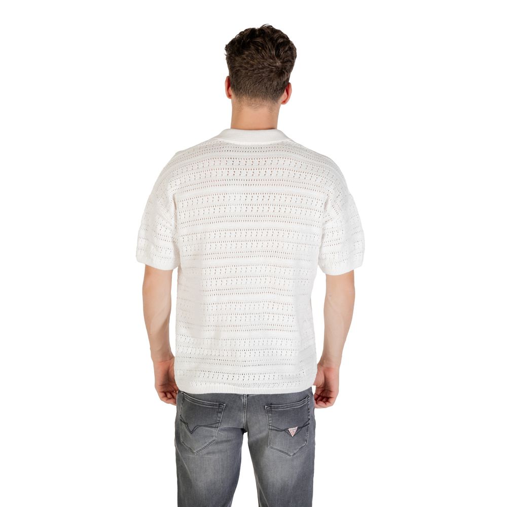 Only & Sons White Cotton Shortsleeve Shirt