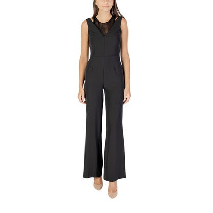 Rinascimento Black Polyester Jumpsuit