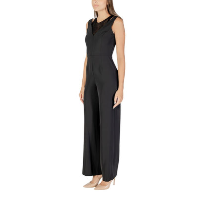 Rinascimento Black Polyester Jumpsuit