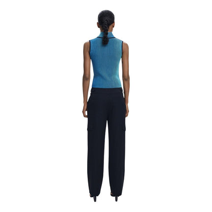 Desigual Black Polyester Casual Pants