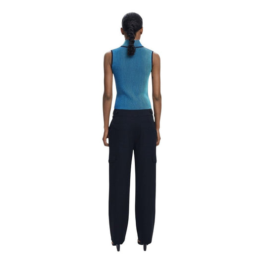 Desigual Black Polyester Casual Pants