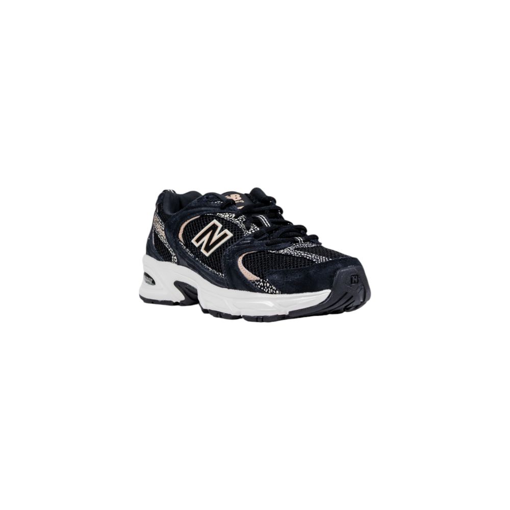 New Balance Black Suede Leather Athletic Sneakers