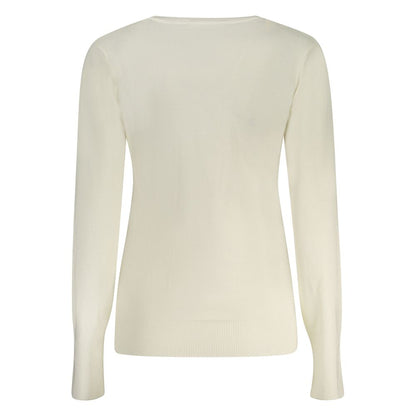 Guess Jeans Bianco Viscosa Women Sweater