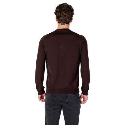 Lacoste Brown Wool Sweatshirt
