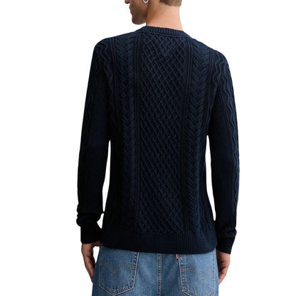 Tommy Hilfiger Jeans Blue Recycled Cotton Sweatshirt