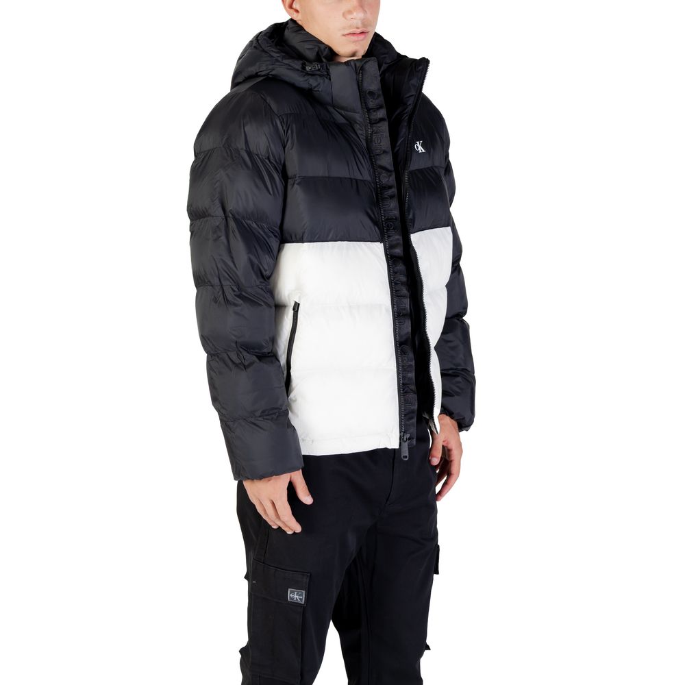 Calvin Klein Jeans Cream Polyamide Coat