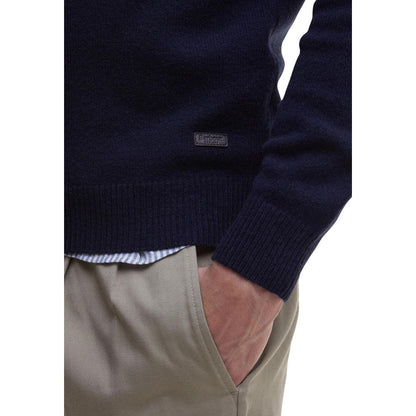 Barbour Blue Wool Sweatshirt