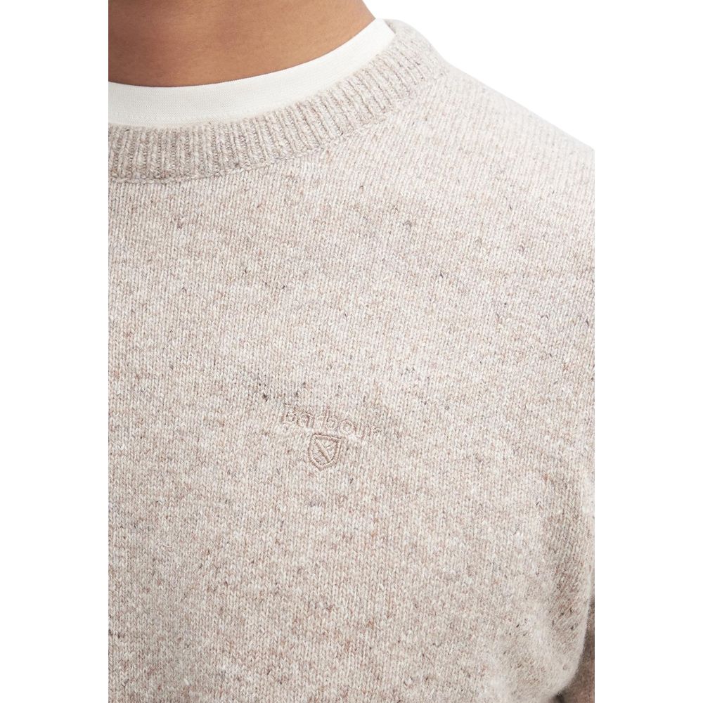 Barbour Beige Wool Sweatshirt