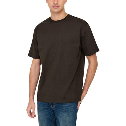 Only & Sons Brown Organic Cotton T-Shirt