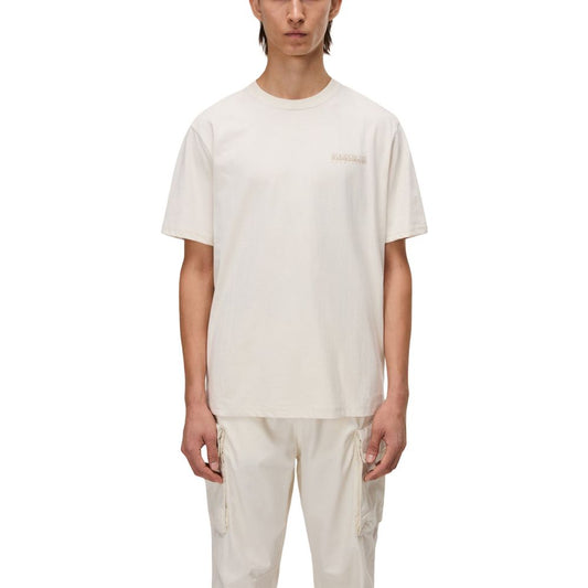 Napapijri Beige Cotton T-Shirt