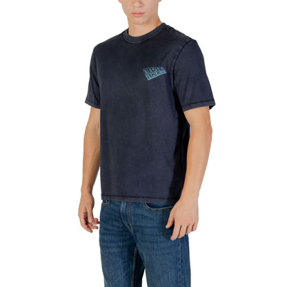Napapijri Blue Cotton T-Shirt