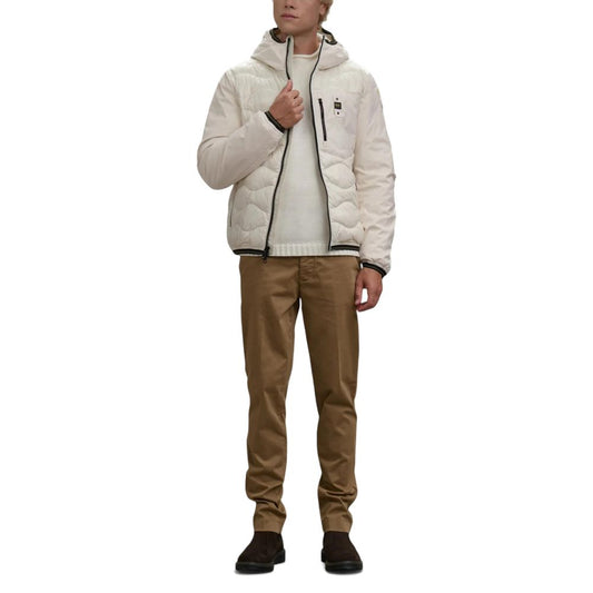 Blauer White Polyamide Shell Jacket