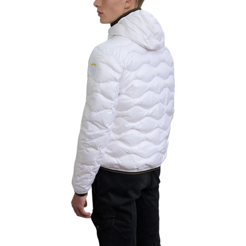 Blauer White Polyamide Full-Length Jacket