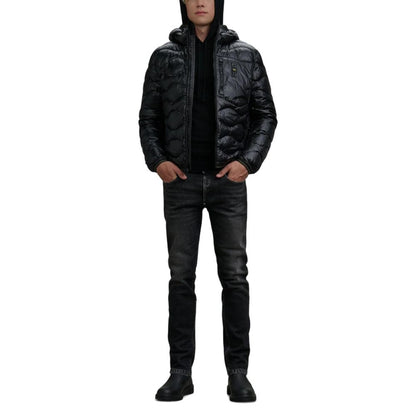 Blauer Black Polyamide Full-Length Jacket