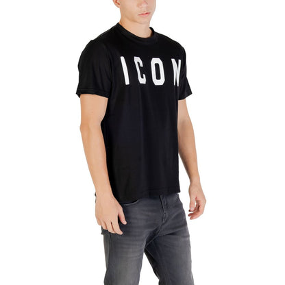 Icon Black And White Cotton T-Shirt