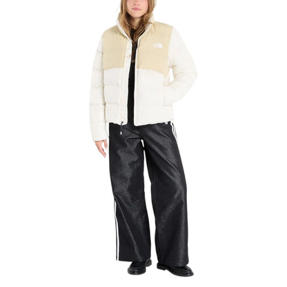 The North Face Cream Polyester Coat