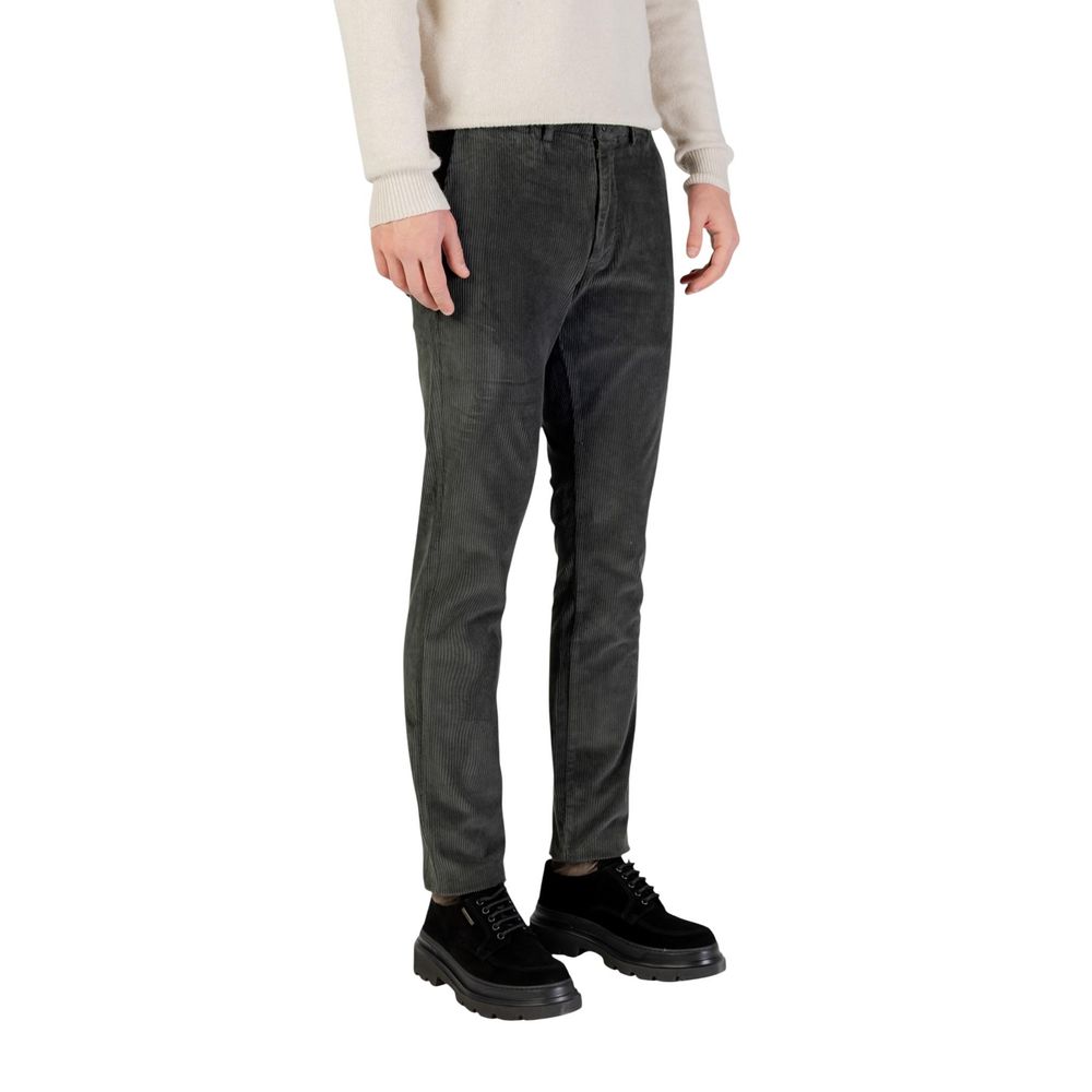 Borghese Green Cotton Casual Pants