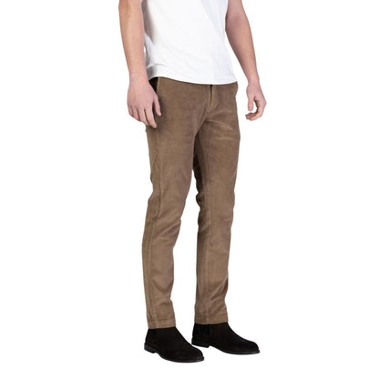 Borghese Brown Cotton Casual Pants