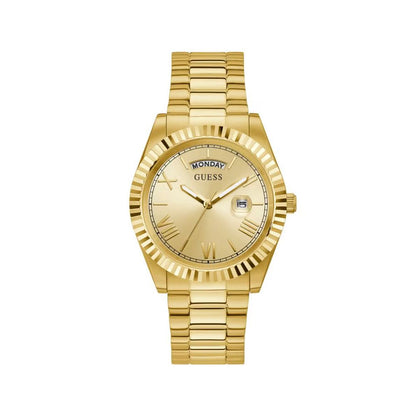 Guess Gold Stainless Steel Dress Watch