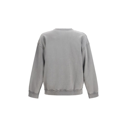 Diesel Gray Cotton Sweatshirt