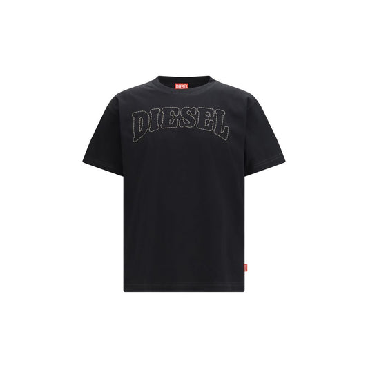Diesel Black Cotton T-Shirt