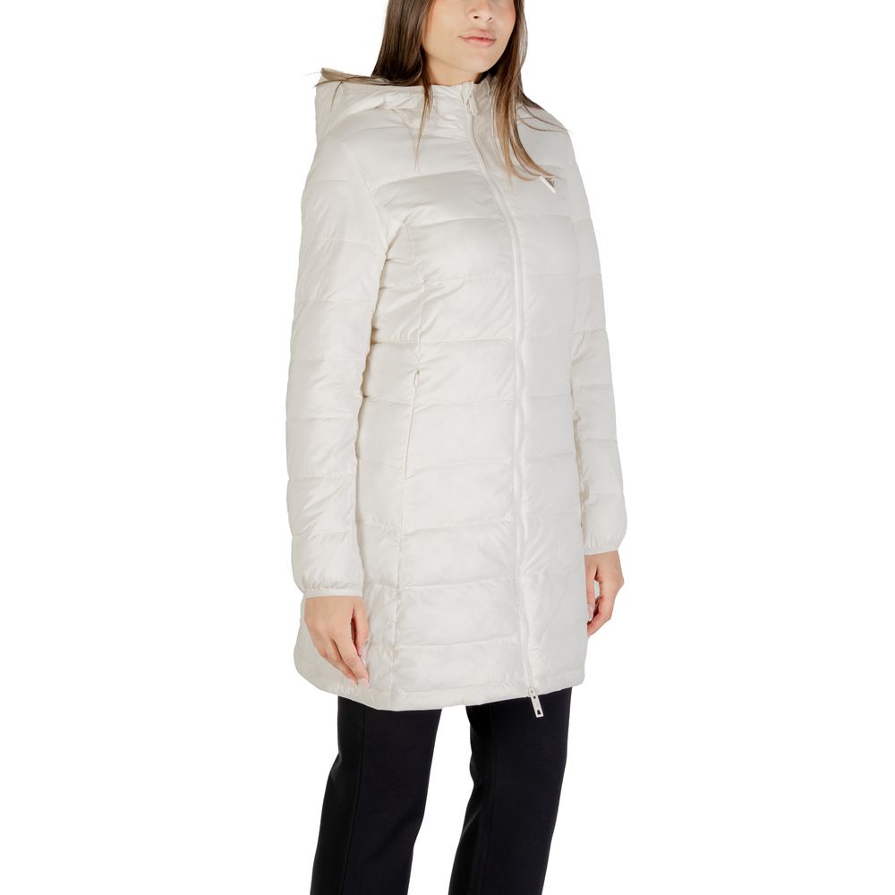 Guess Active Cream Polyester Coat