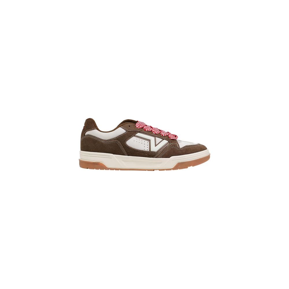 Vans Brown Leather Low Top Sneakers