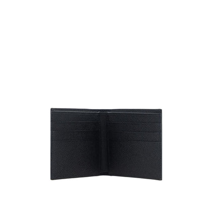 Dolce & Gabbana Black Calf Leather Bos Taurus Wallet
