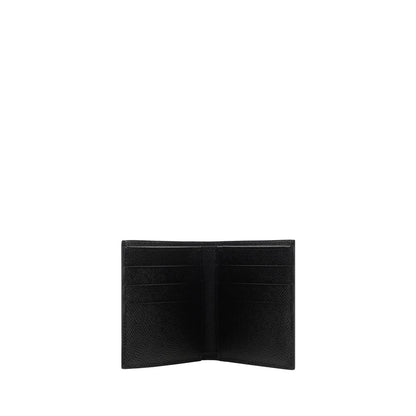Dolce & Gabbana Black Calf Leather Bos Taurus Wallet