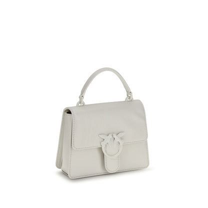 PINKO White Goatskin Handbag