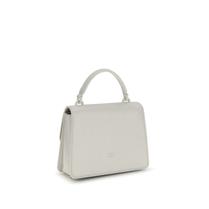 PINKO White Goatskin Handbag